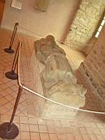 Statue, Gisant d'un chevalier, vient de Lagrasse (musee de Carcassonne) (2)